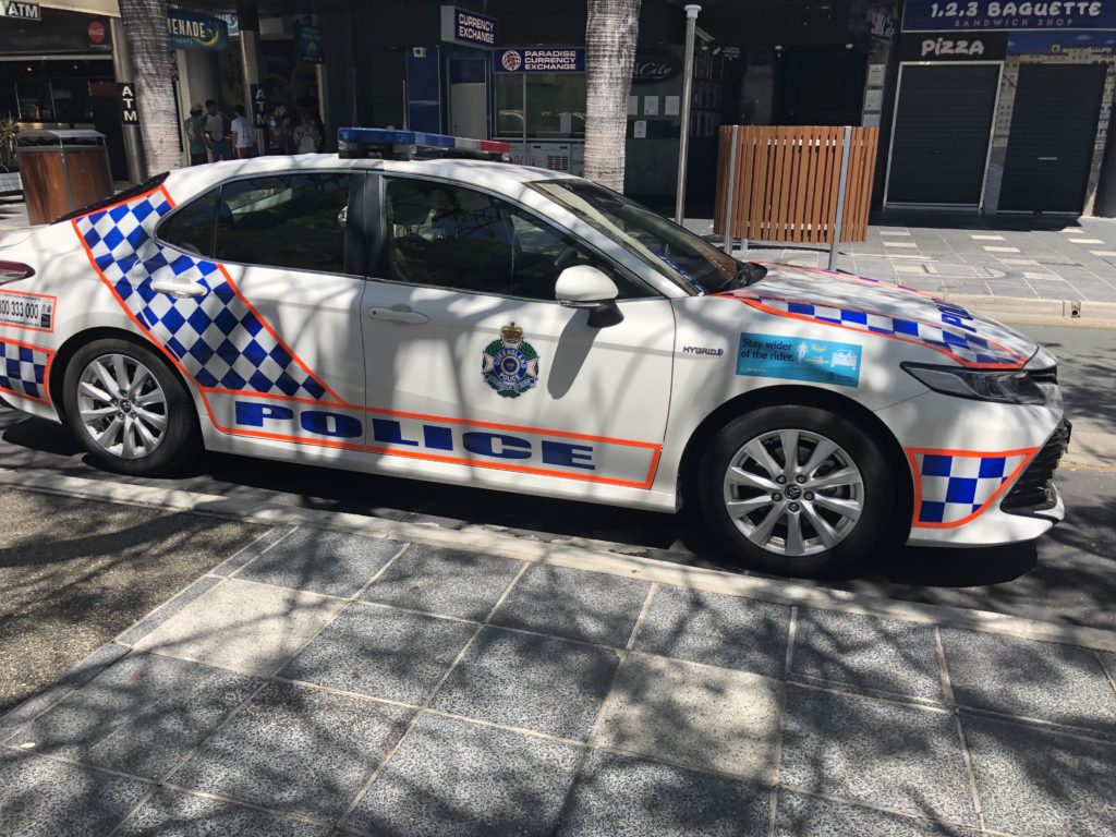 ゴールドコーストのパトカー